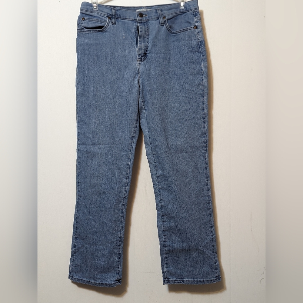 Women's Lee Y2K Jeans 14 Medium Blue Relax Fit Straight Leg